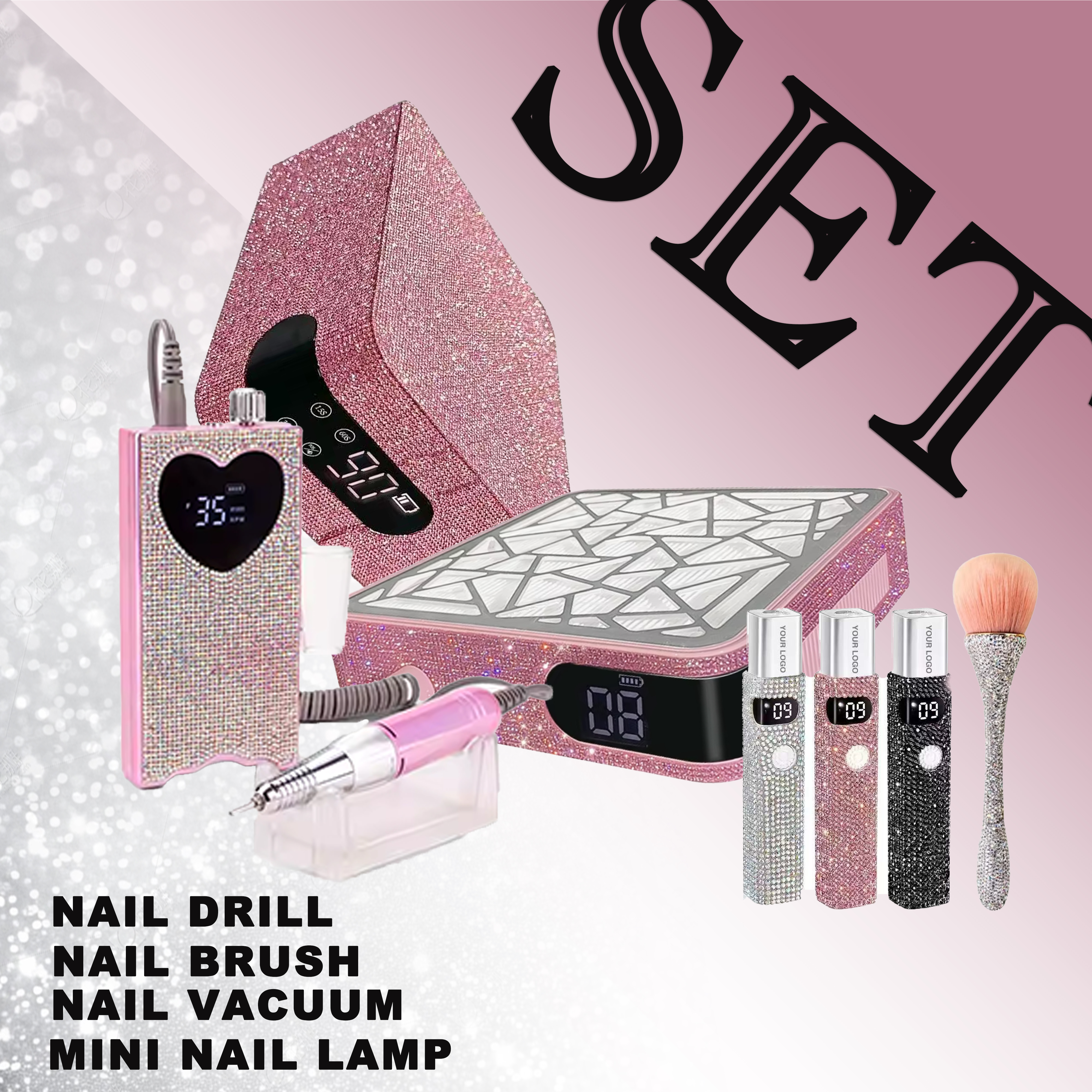 Uv Nail Lamp - Professional Japanese Style Nail Set Kit