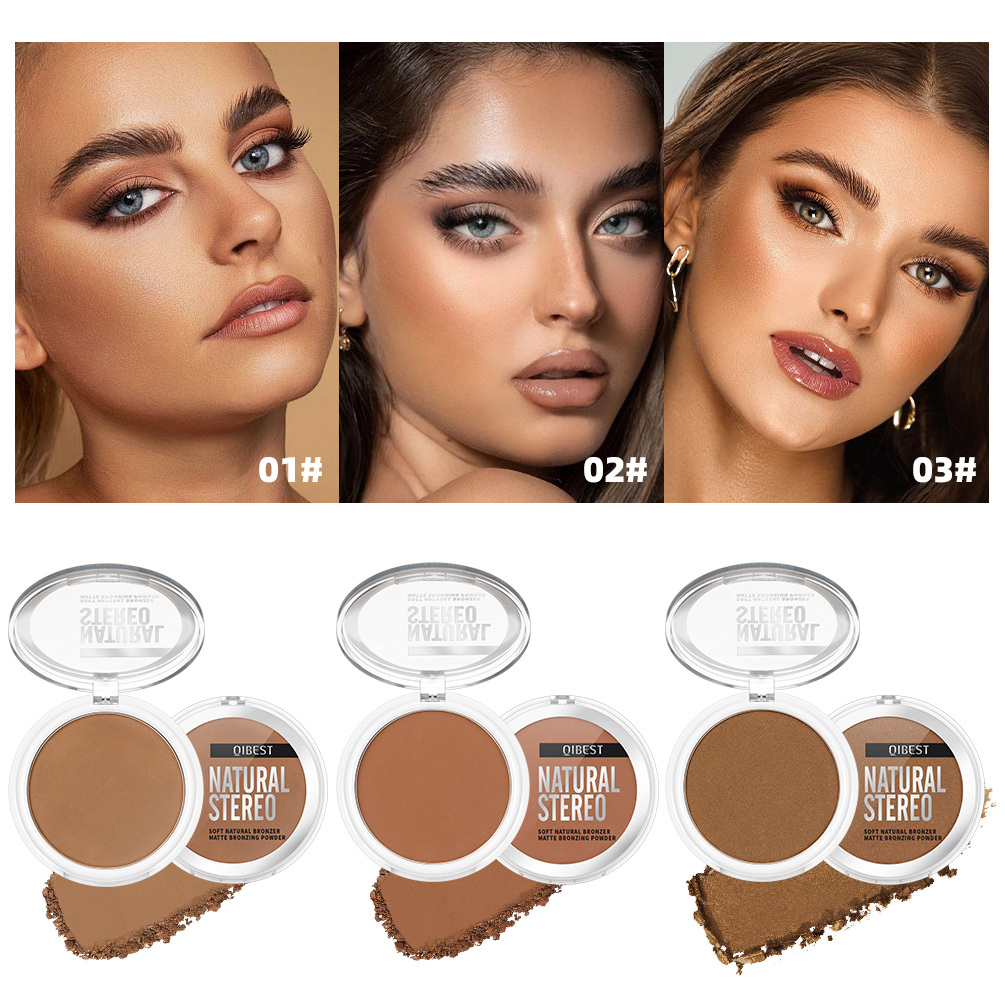 QIBEST 3 Colors Highlighter Br - Beauty Makeup Palette recensione e prezzo