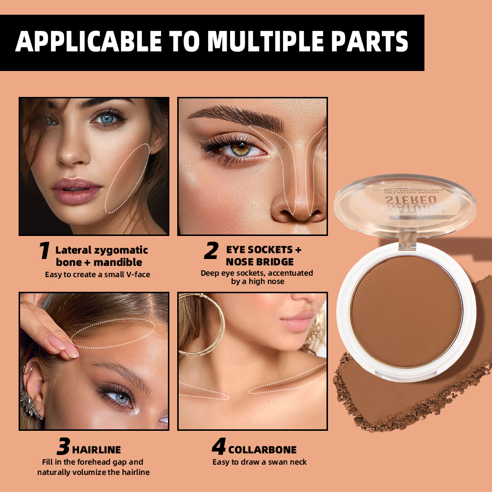 QIBEST 3 Colors Highlighter Br - Beauty Makeup Palette recensione e prezzo