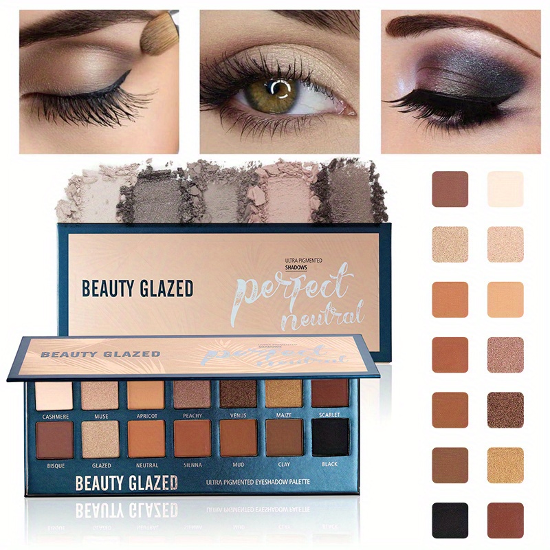 BEAUTY GLAZED 14 Colors Eyesha - Beauty Makeup Palette recensione e prezzo