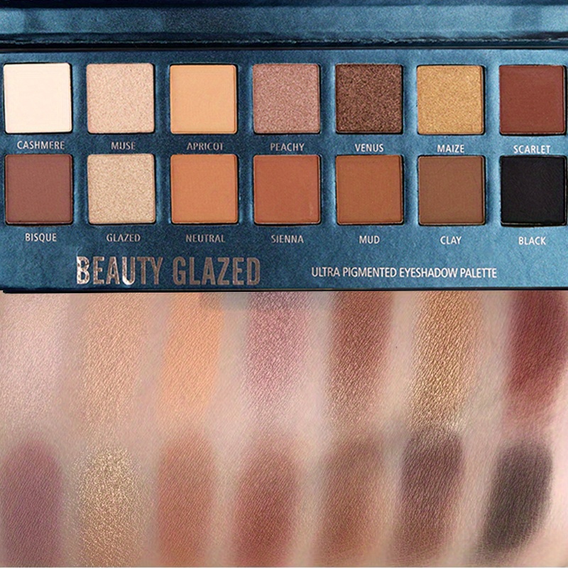 BEAUTY GLAZED 14 Colors Eyesha - Beauty Makeup Palette recensione e prezzo
