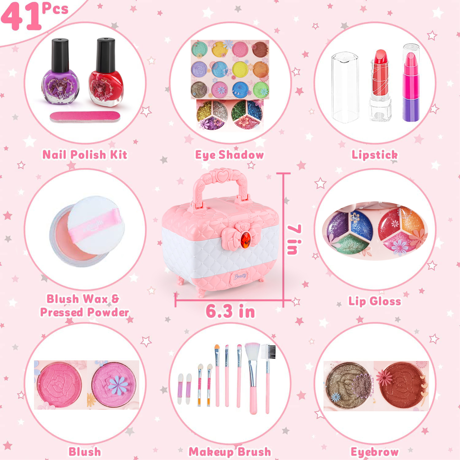 Kids Makeup Toy Kit for Girls, - Beauty Makeup For Girl recensione e prezzo