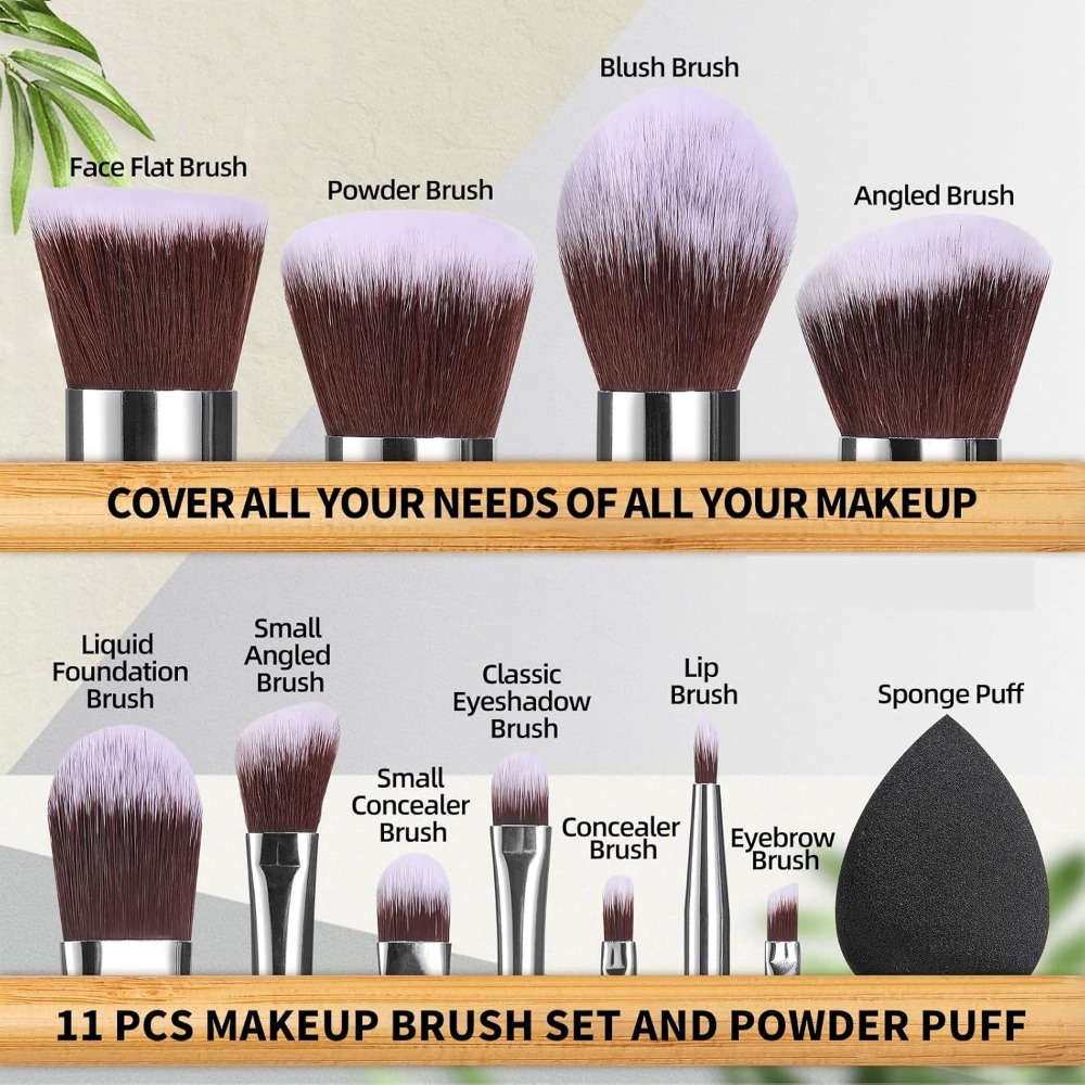 BS-MALL Makeup Brush Set 11Pcs - Beauty Makeup Kit recensione e prezzo