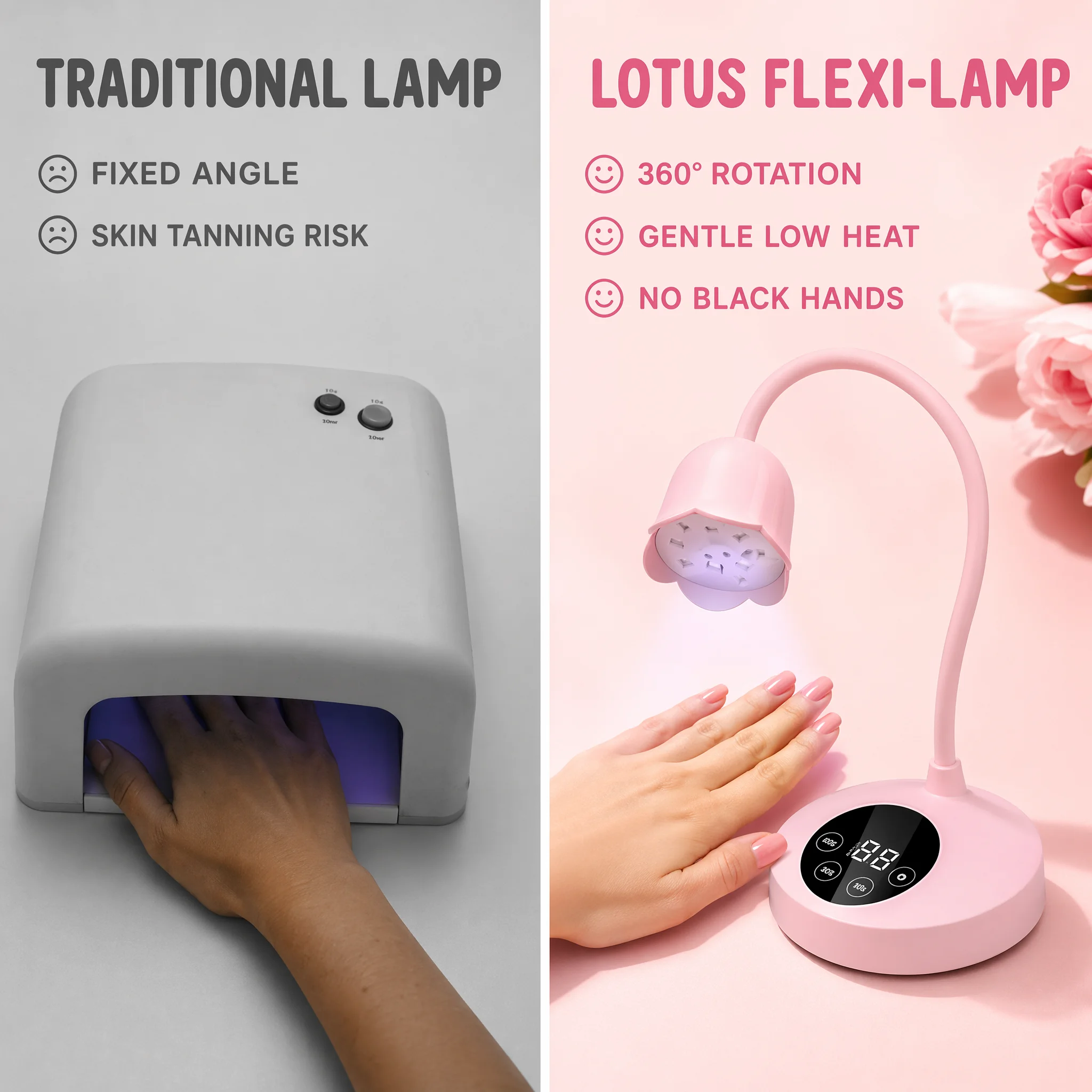 UV LED Nail Lamp Rechargeable  - Uv Nail Lamp recensione e prezzo