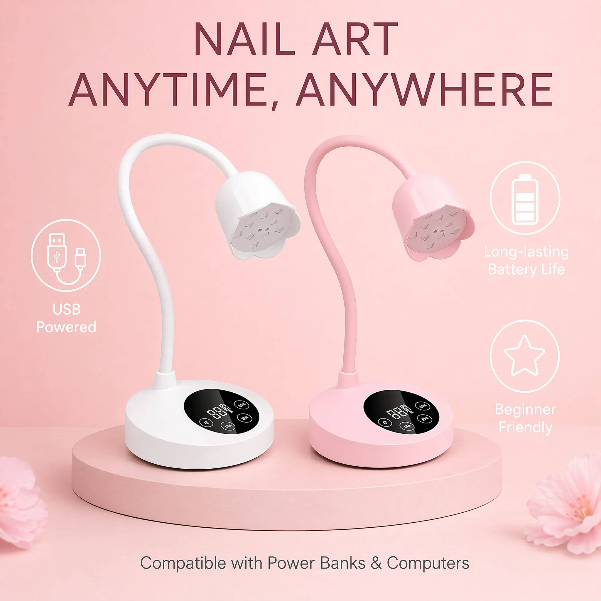 UV LED Nail Lamp Rechargeable  - Uv Nail Lamp recensione e prezzo