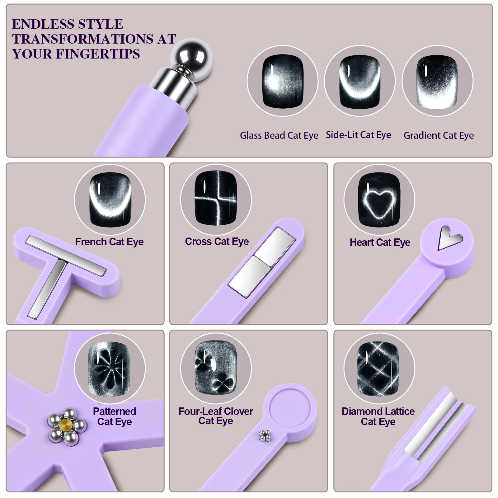 8In1 Nail Art Magnet Featuring - Contour Palette Stick recensione e prezzo