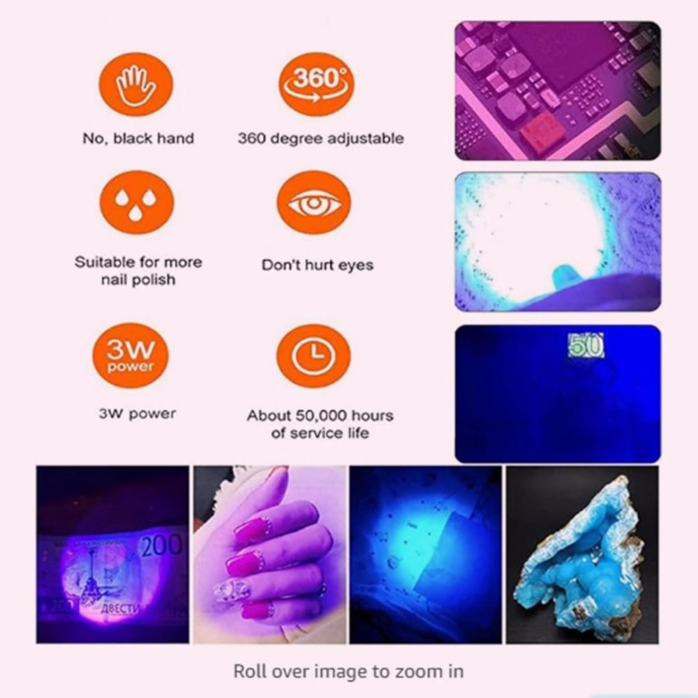 Portable 5W/3W UV Led Nail Lam - Uv Nail Lamp recensione e prezzo