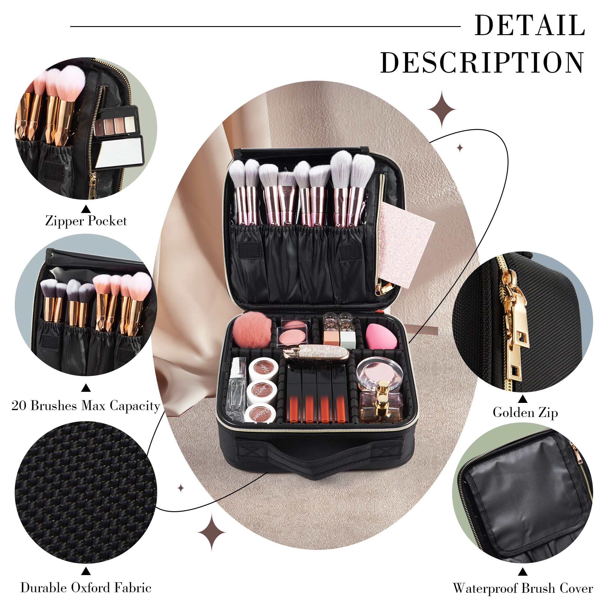 Cosmetic Case Makeup Bag Vanit - Makeup And Beauty recensione e prezzo