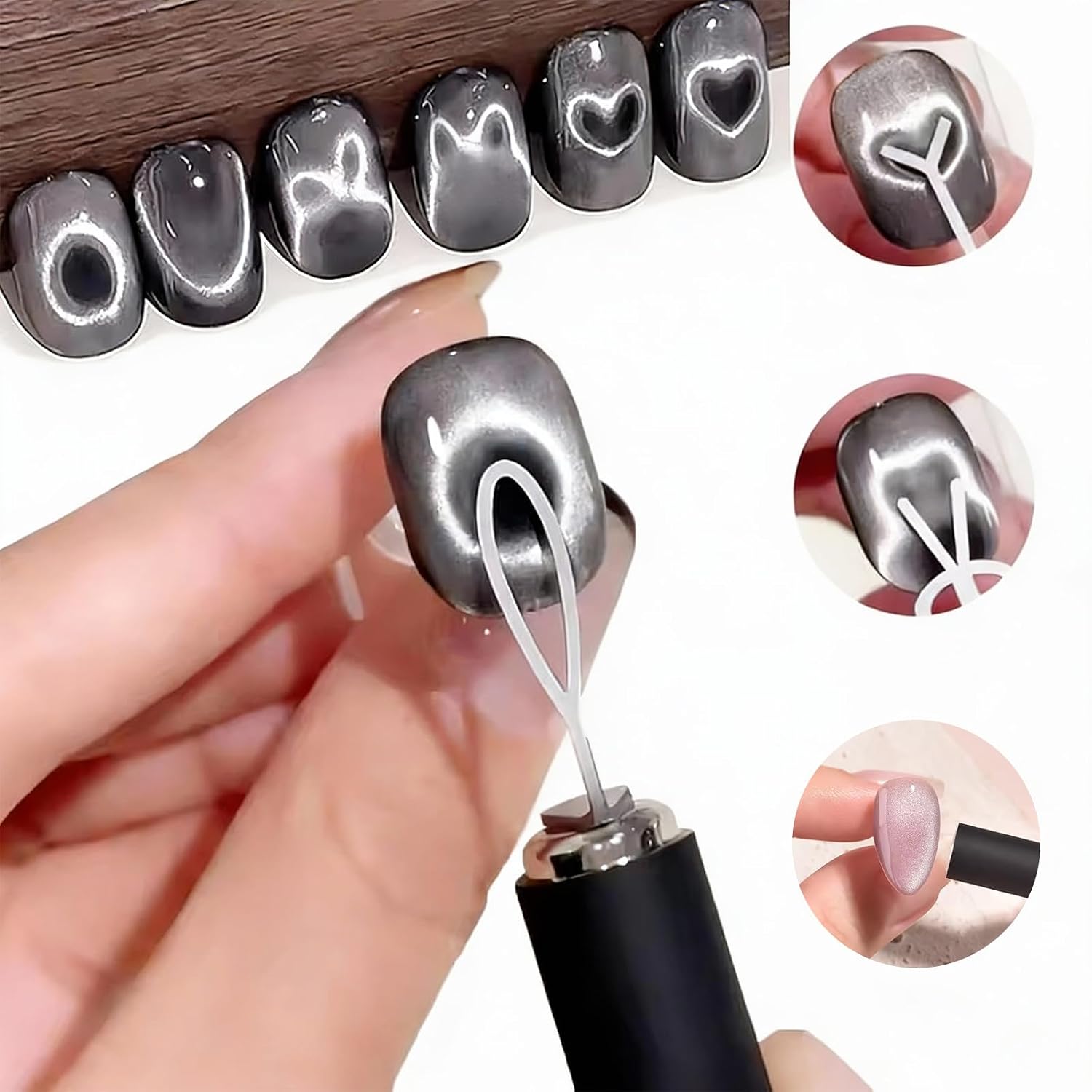 10Pcs Cat Eye Nail Magnet Set  - Contour Palette Stick recensione e prezzo