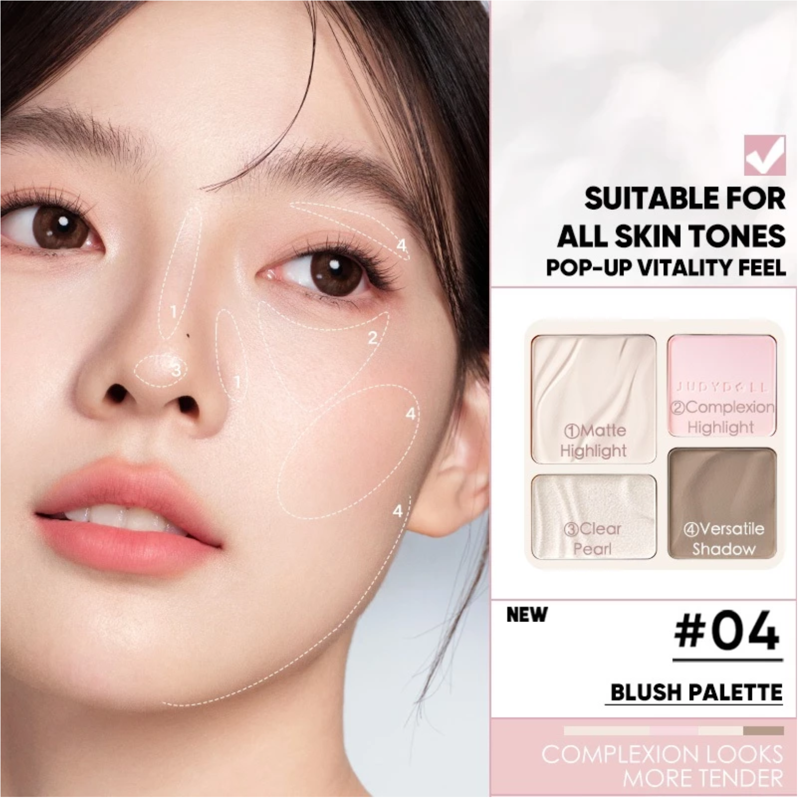 Judydoll All In One 3D Highlig - Beauty Makeup Palette recensione e prezzo