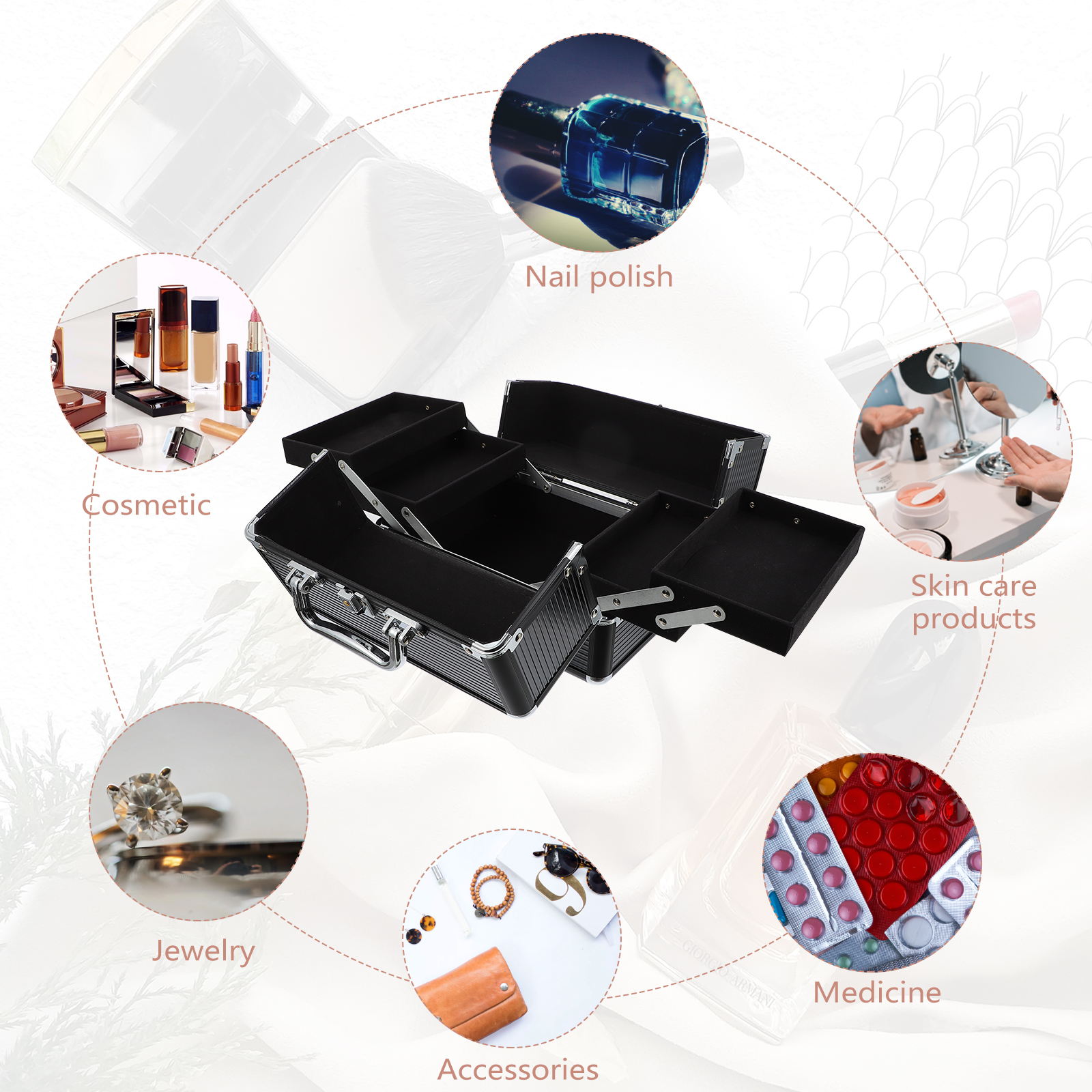 Makeup Case Handheld Storage C - Beauty Makeup For Girl recensione e prezzo
