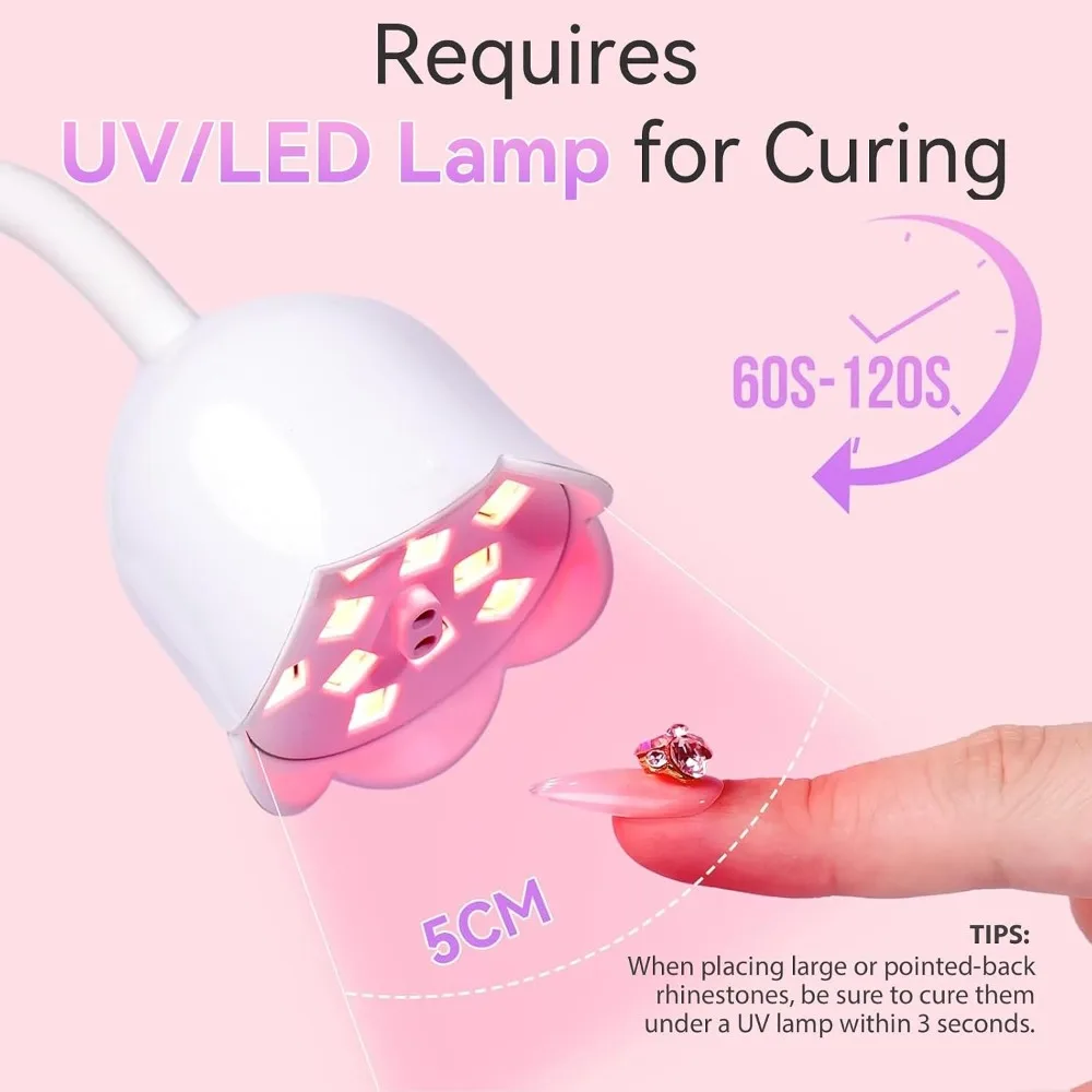 Professional Nail Art Glue Rhi - Uv Nail Lamp recensione e prezzo