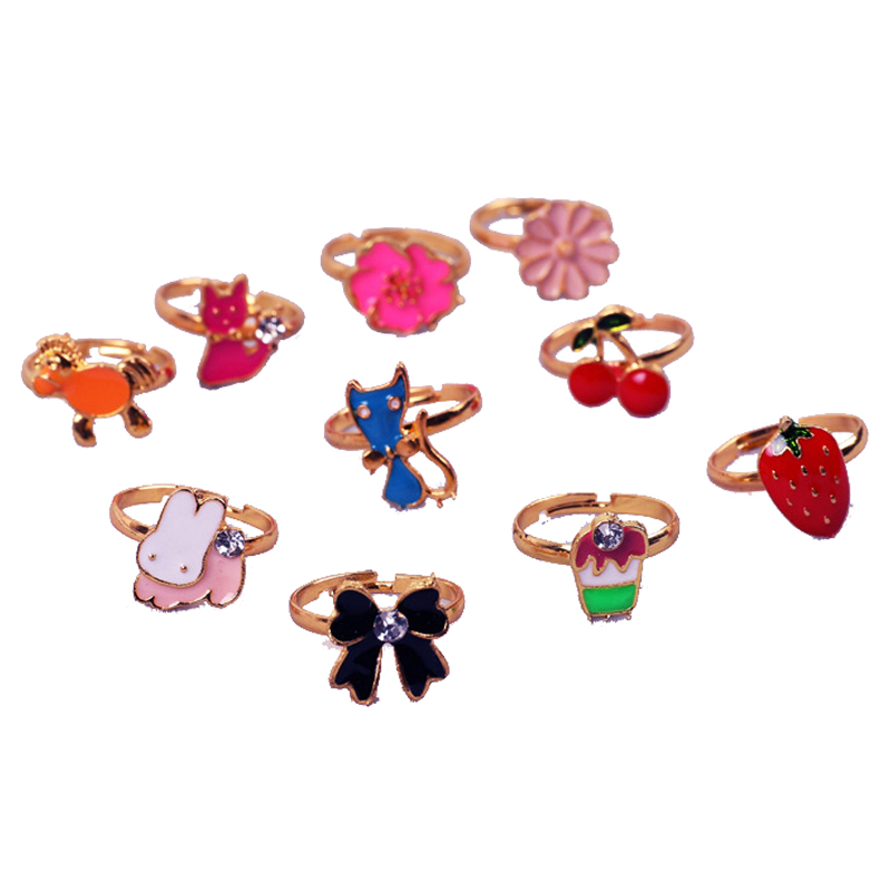 10/20 pcs Children Cute Ring A - Beauty Makeup For Girl recensione e prezzo