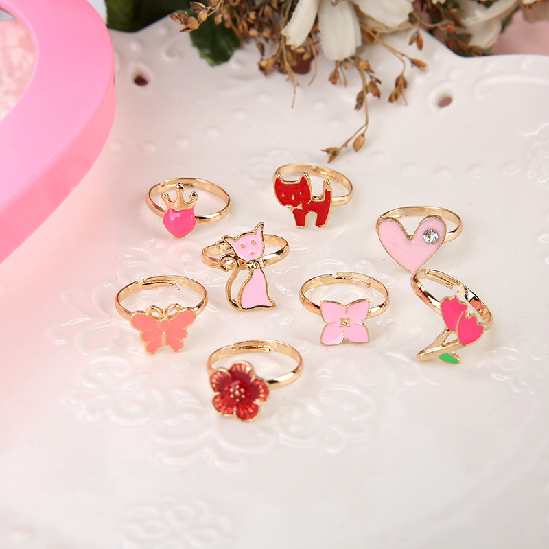 10/20 pcs Children Cute Ring A - Beauty Makeup For Girl recensione e prezzo