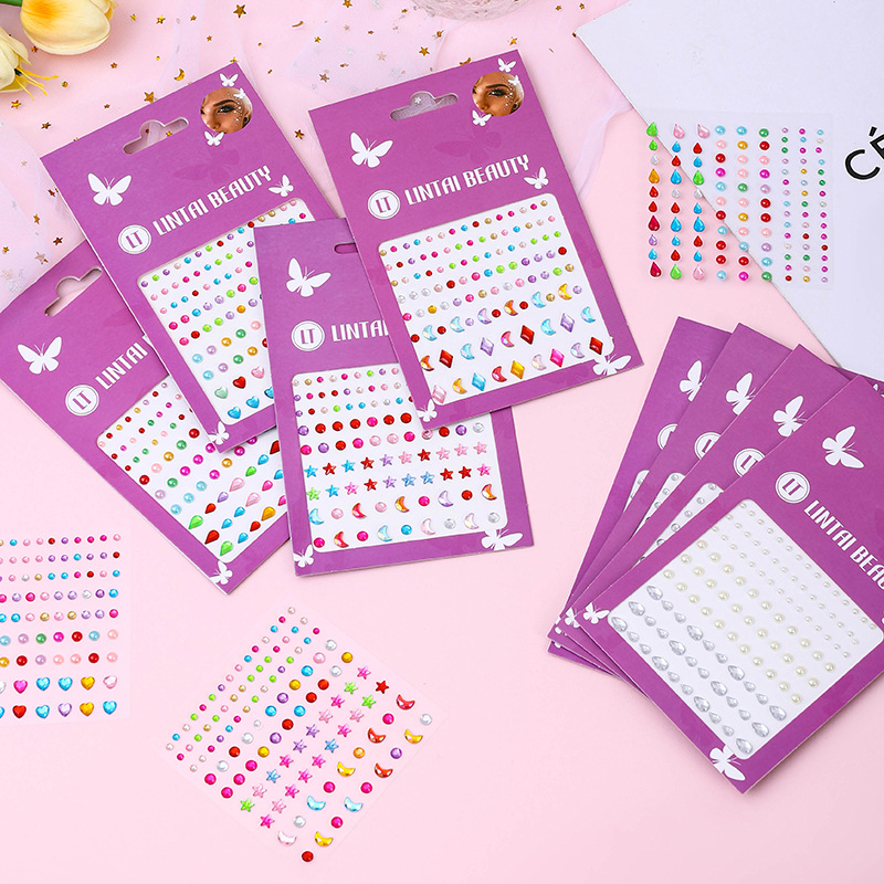 Hot Selling Face Gems Stickers - Makeup And Beauty recensione e prezzo
