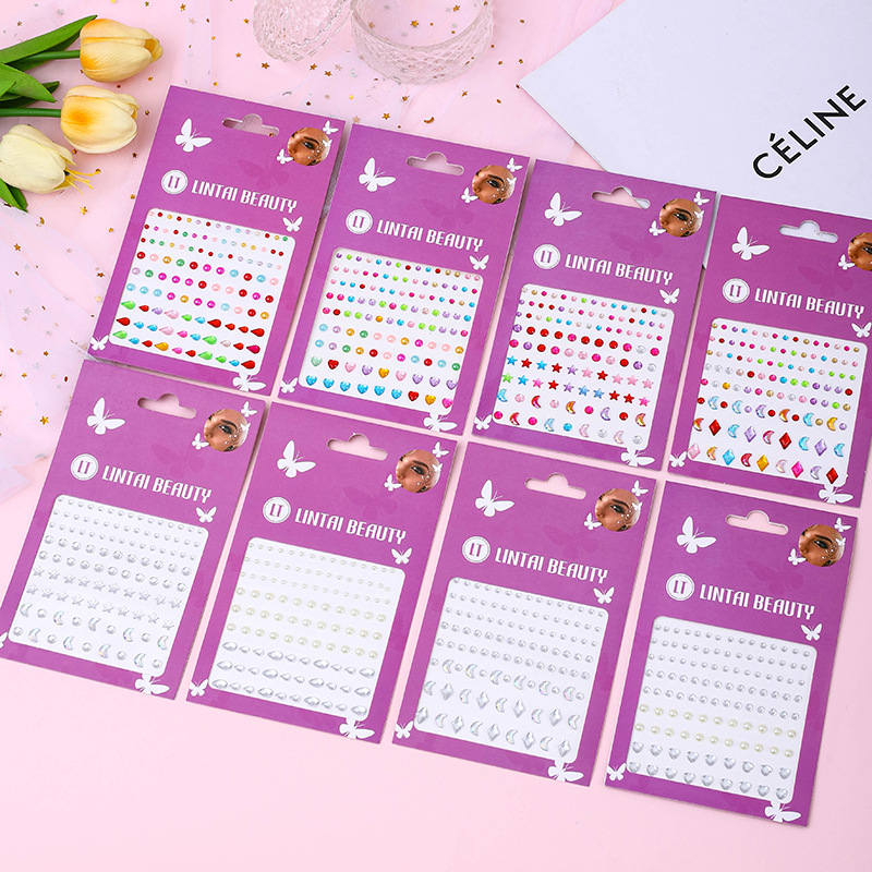 Hot Selling Face Gems Stickers - Makeup And Beauty recensione e prezzo