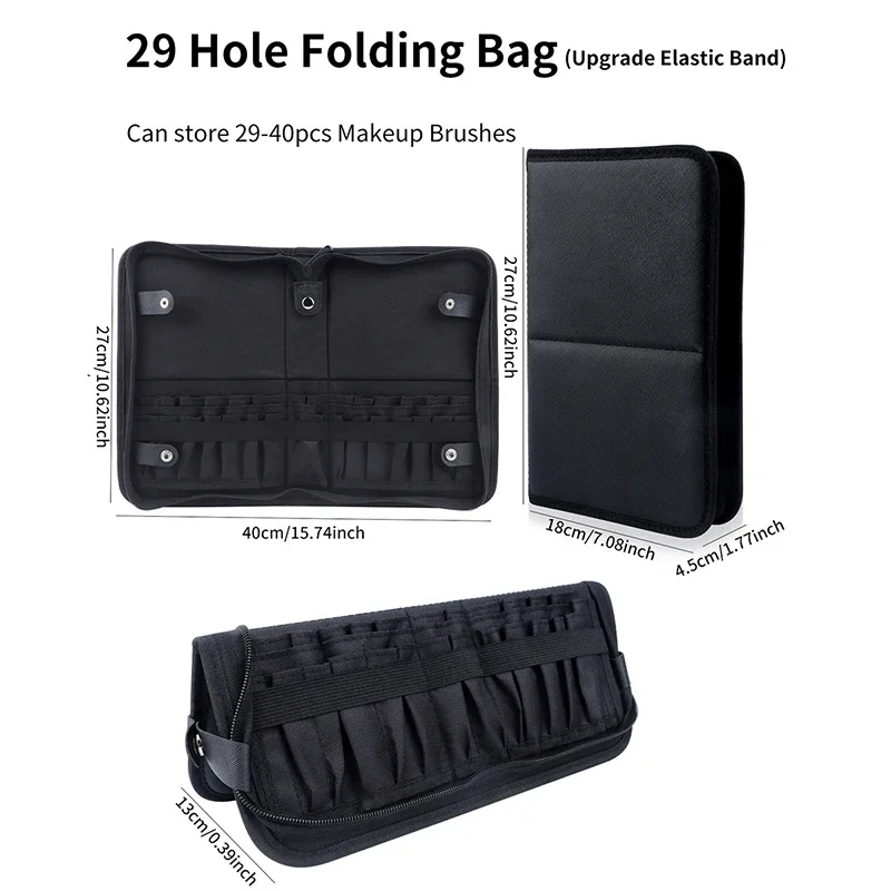 29/23 Holes Foldable Makeup Br - Beauty Makeup Kit recensione e prezzo