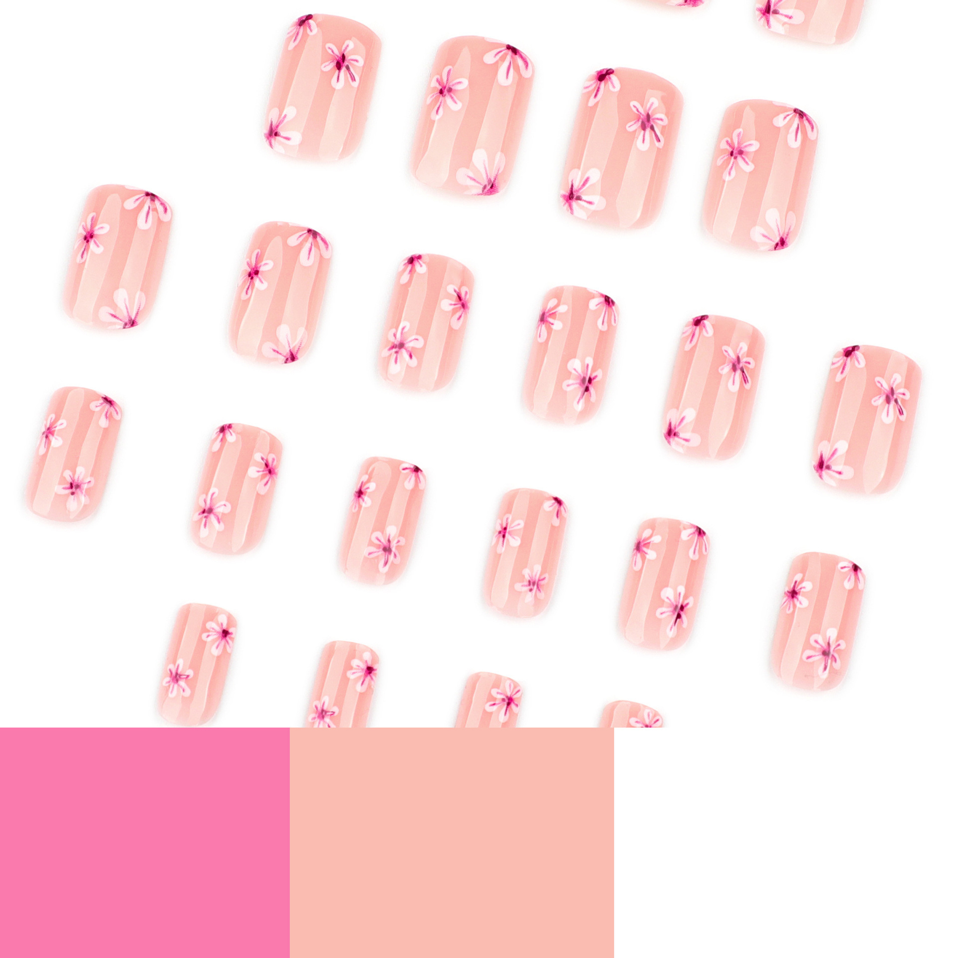 Flower French Tip Fake Nails S - Contour Palette Stick recensione e prezzo