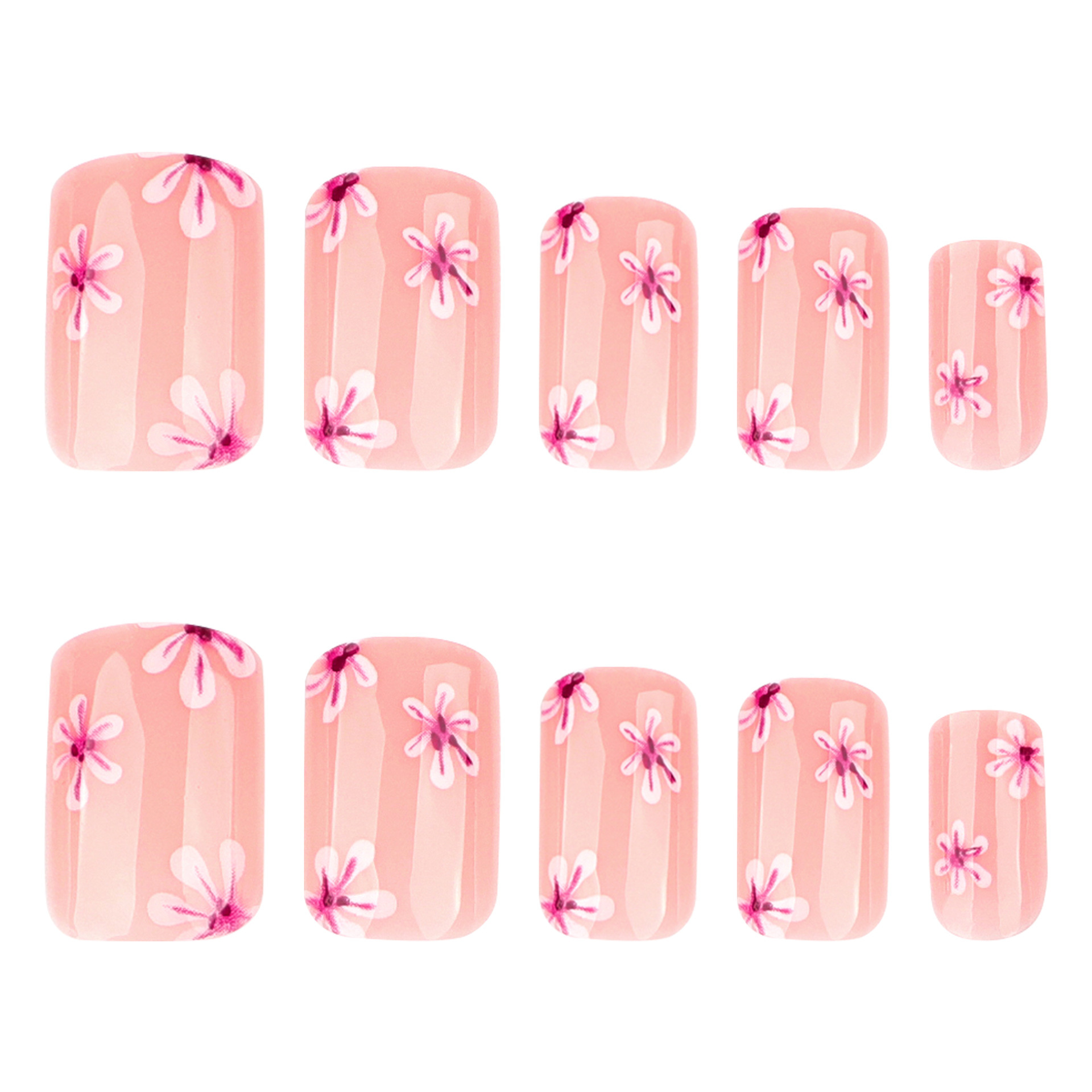 Flower French Tip Fake Nails S - Contour Palette Stick recensione e prezzo