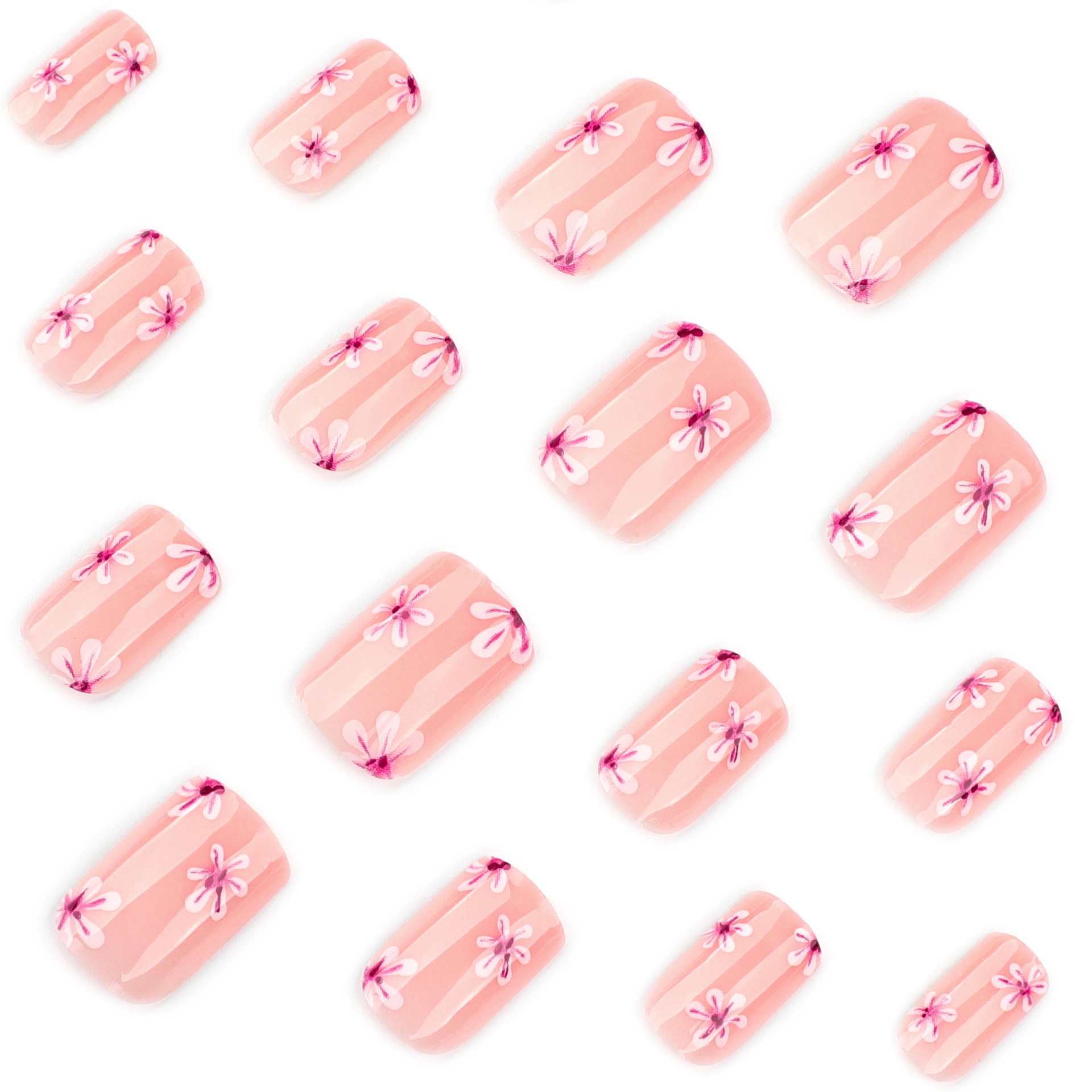 Flower French Tip Fake Nails S - Contour Palette Stick recensione e prezzo