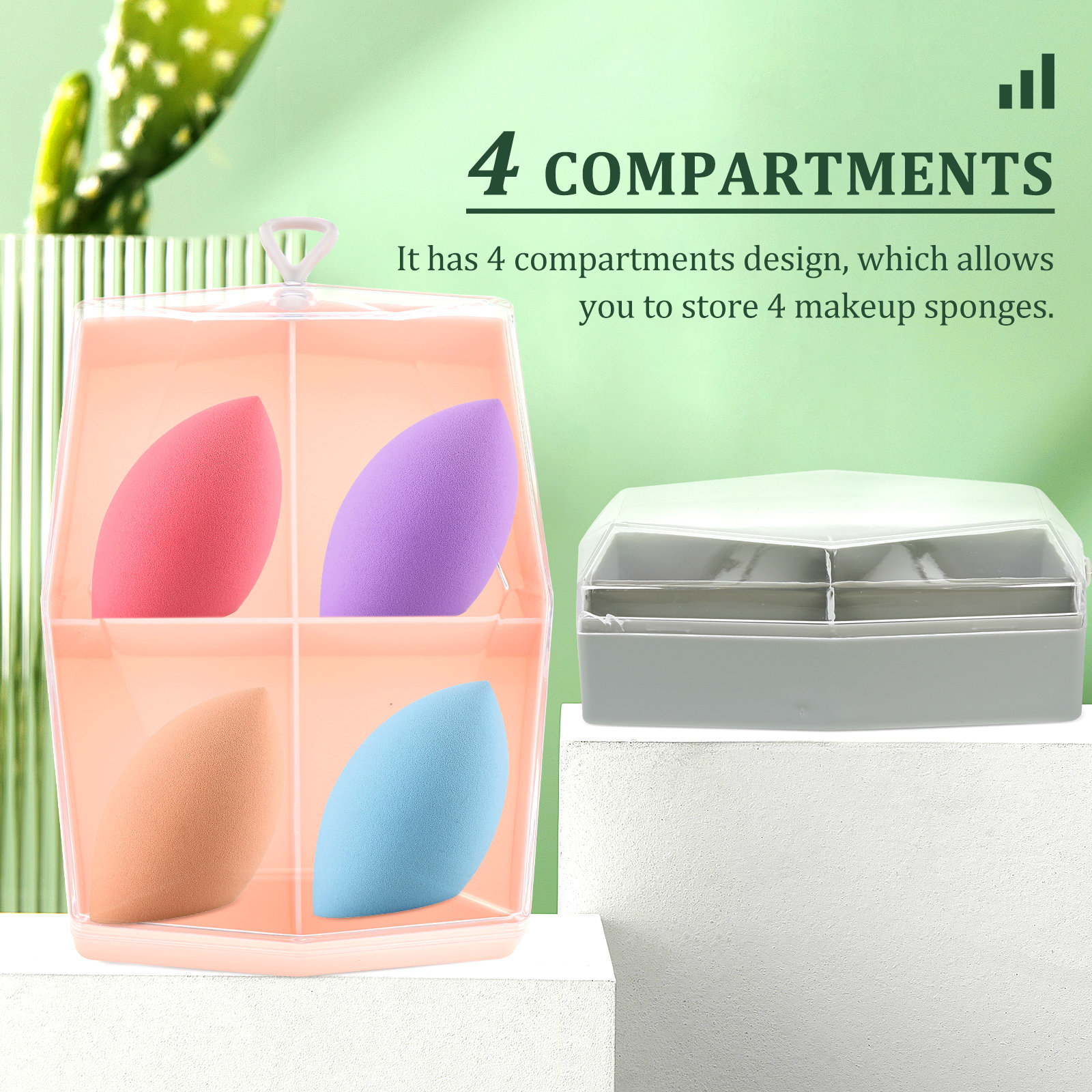 2Pcs Makeup Storage Case 4-Com - Makeup And Beauty recensione e prezzo