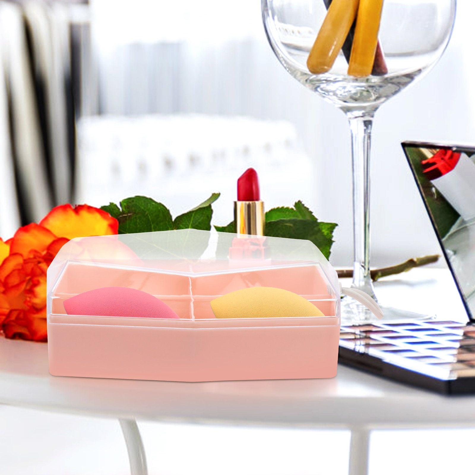 2Pcs Makeup Storage Case 4-Com - Makeup And Beauty recensione e prezzo