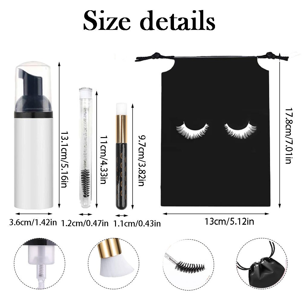 25/50Pcs Non Irritating Lash S - Beauty Makeup Kit recensione e prezzo